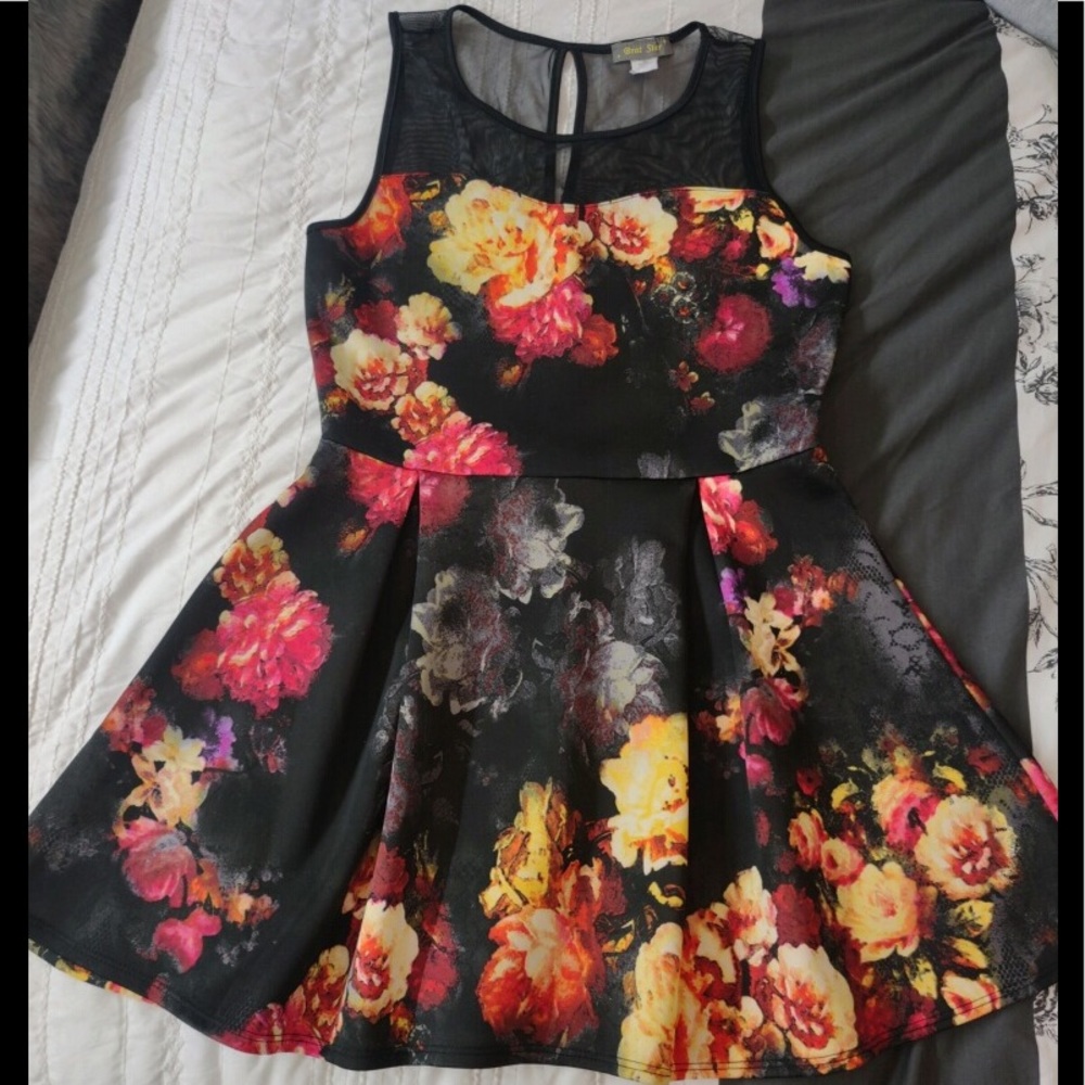 Brat Star Floral Dress XL